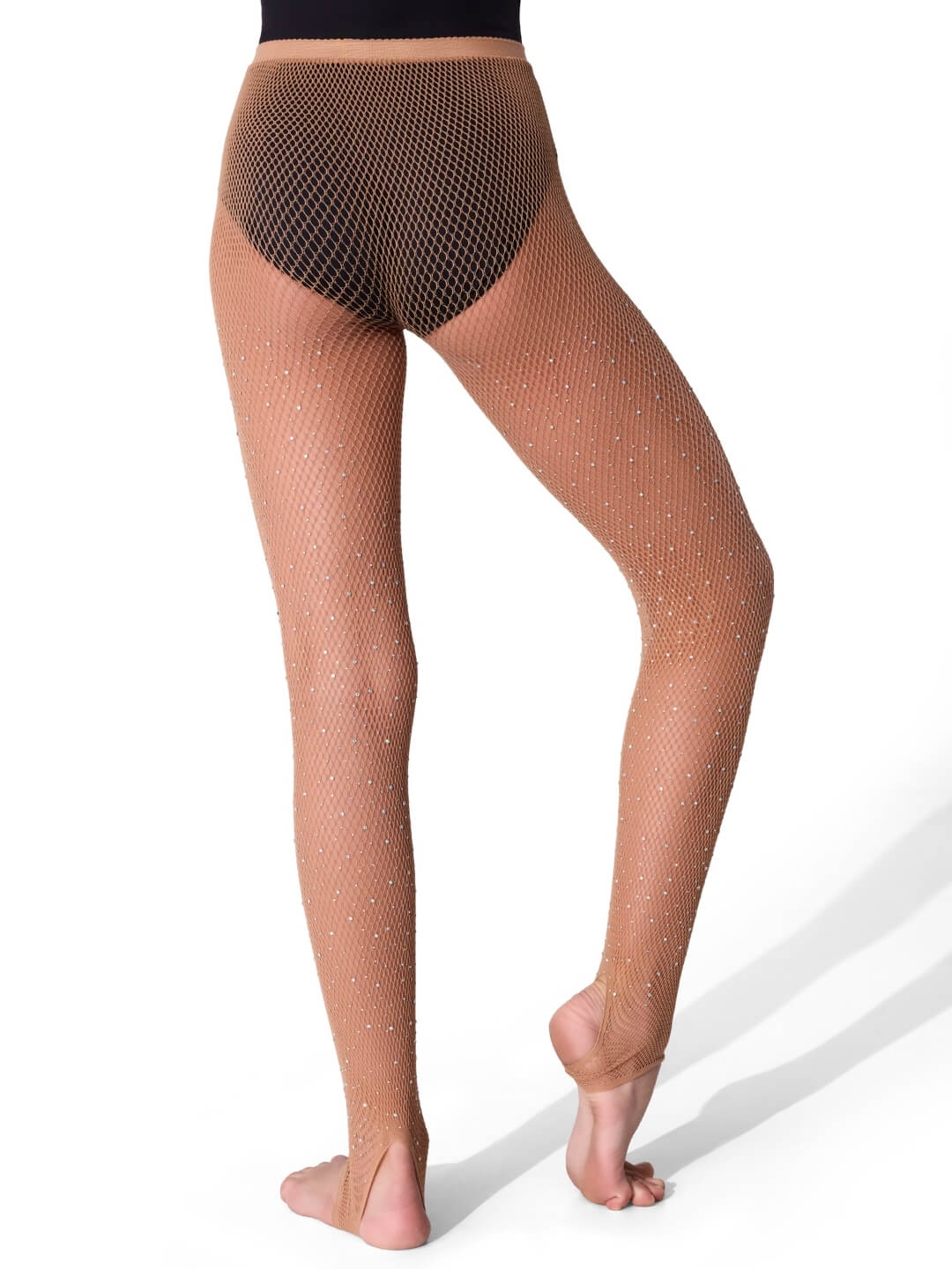 All Over Rhinestone Fishnet Stirrup Tight - Child - Image 10