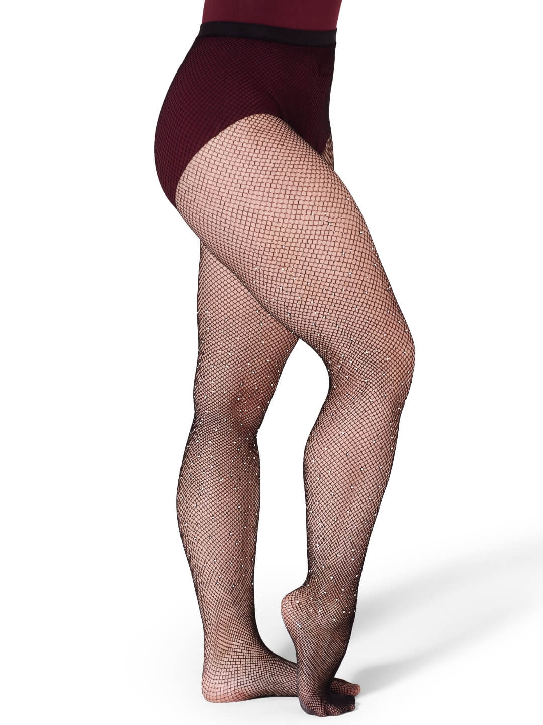 All-Over Rhinestone Fishnet Tight - Image 3