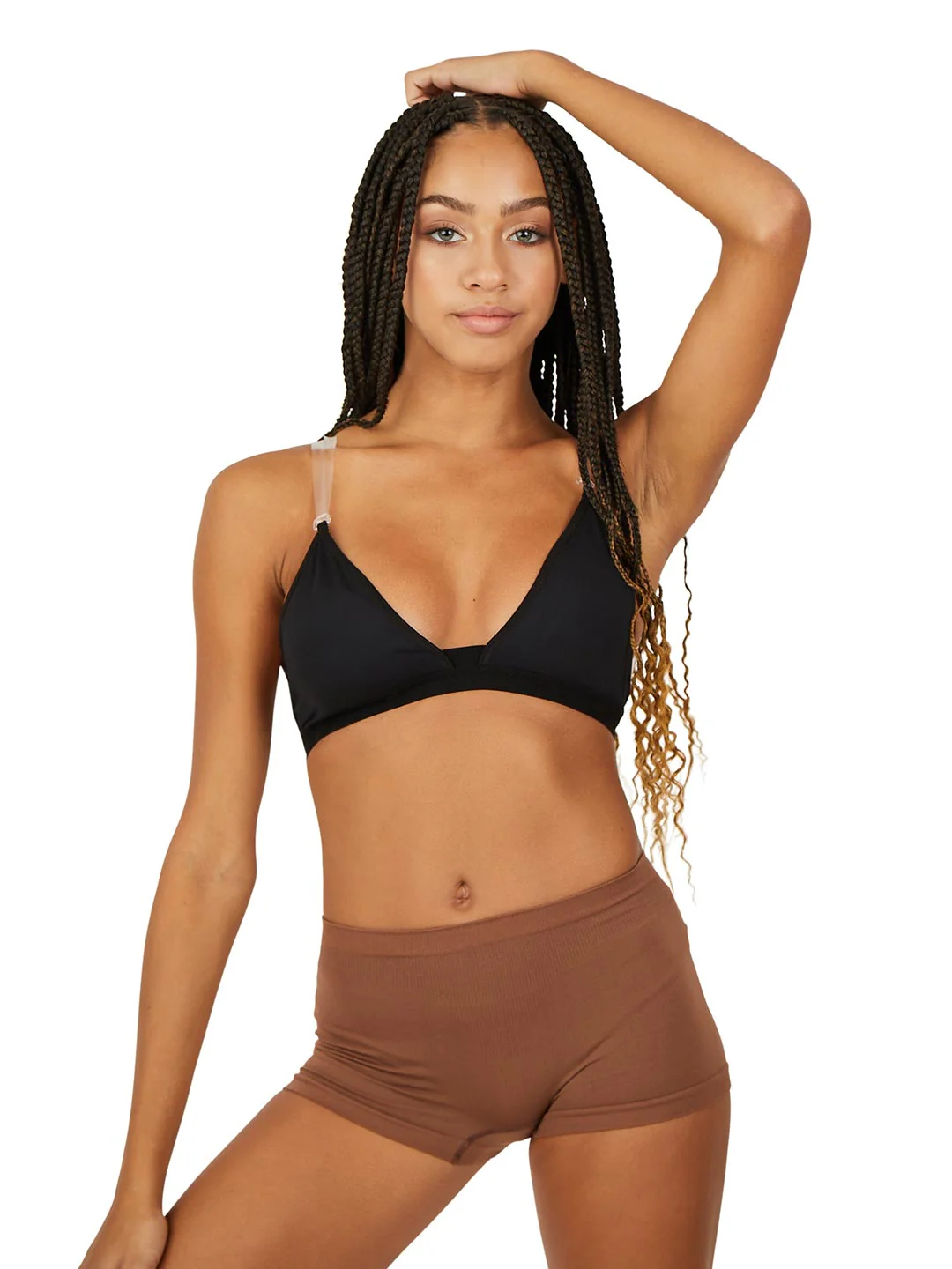 Deep Neck Clear Back Bra - Girls - Image 3