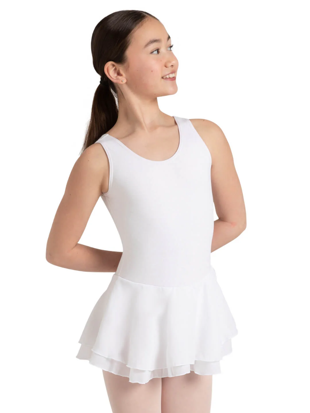 Double Layer Skirt Tank Dress - Girls - Image 42