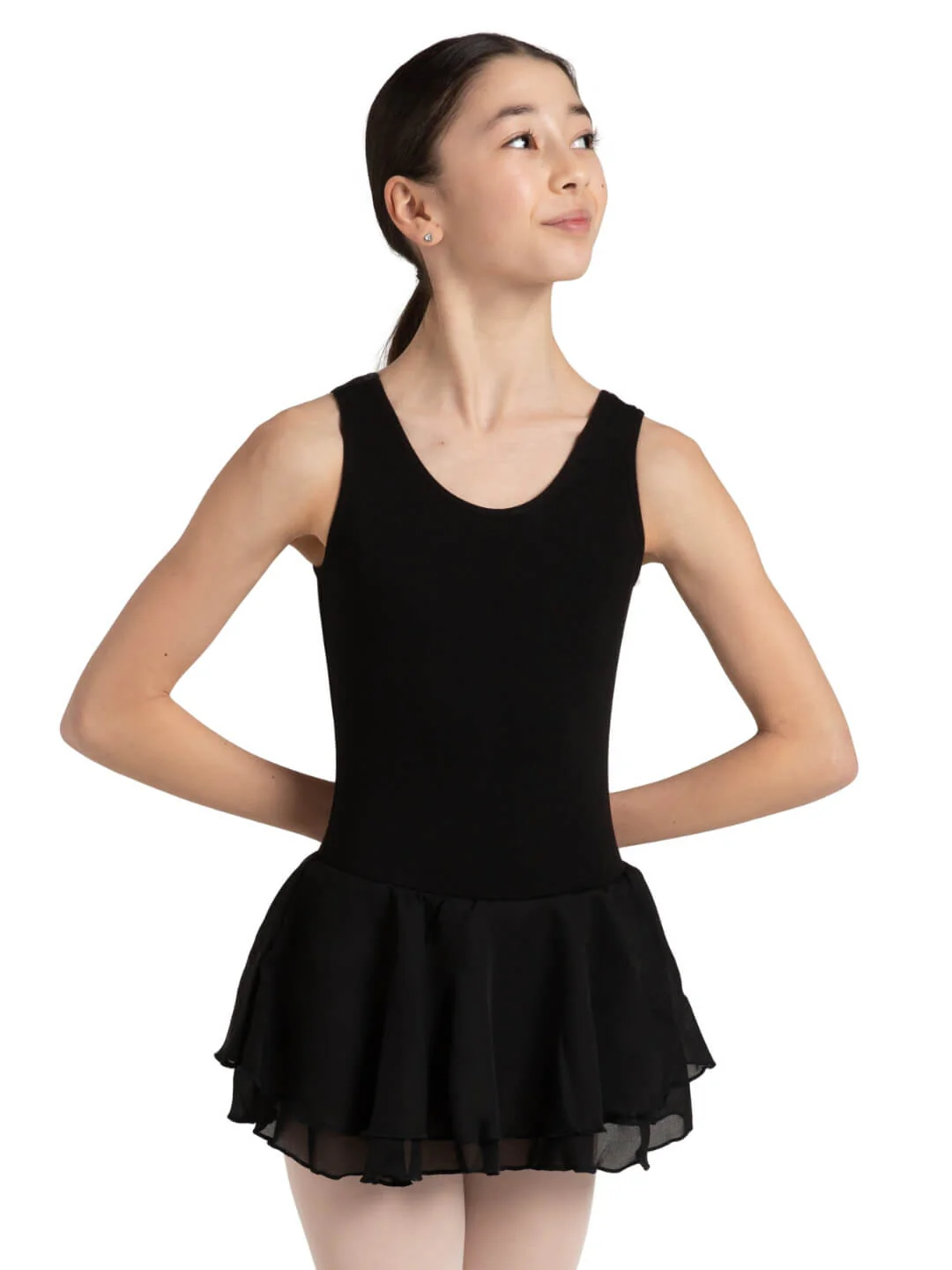 Double Layer Skirt Tank Dress - Girls - Image 46