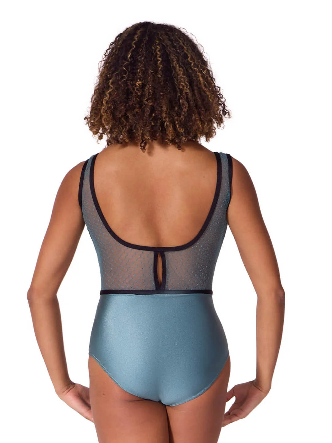 Enchanted Contrast Graceful Tank Leotard - Image 4