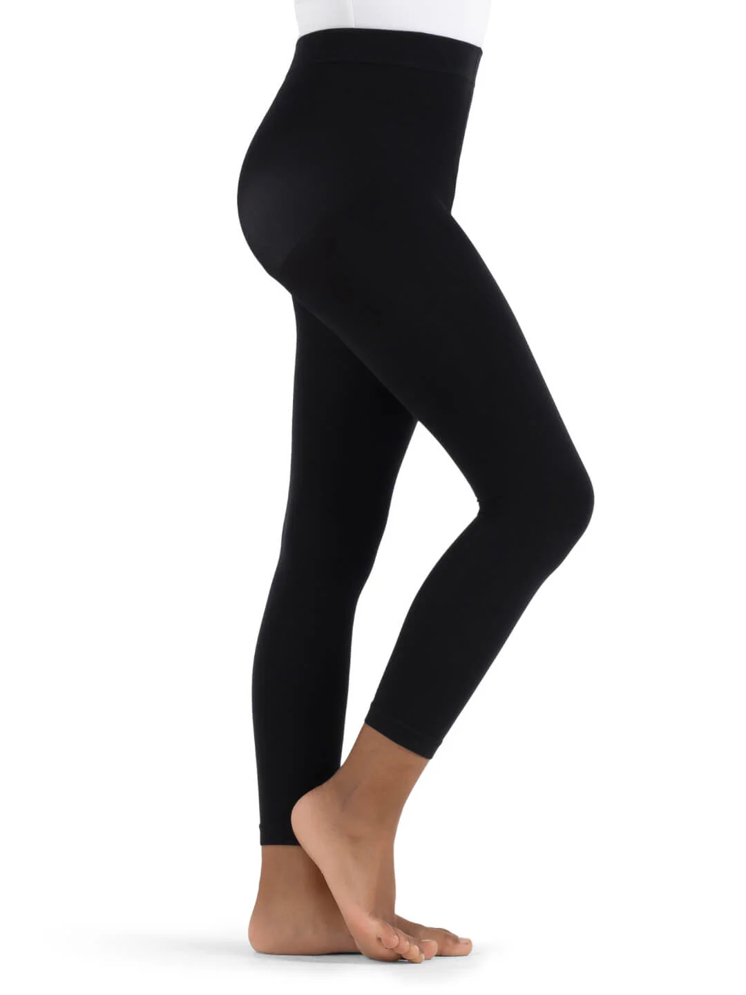 Ultra Soft™ Footless Tight w Self Knit Waist Band - Girls - Image 9