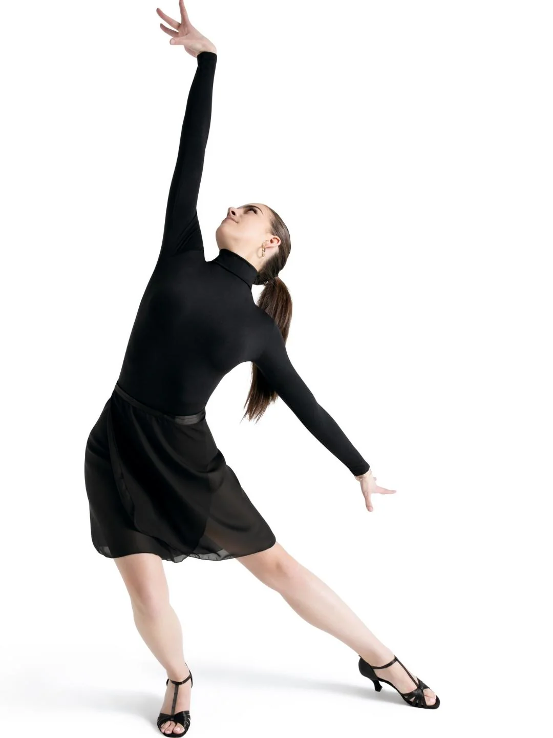 Georgette Long Wrap Skirt - Image 4