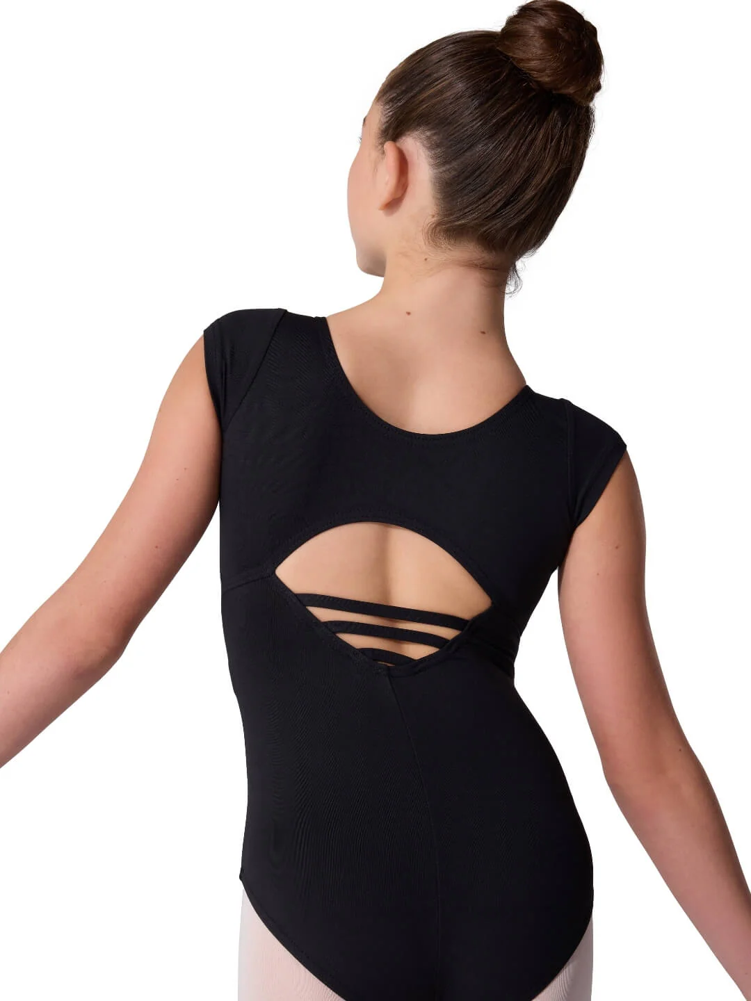 Studio Collection High Neck Cap Sleeve Leotard - Girls - Image 8