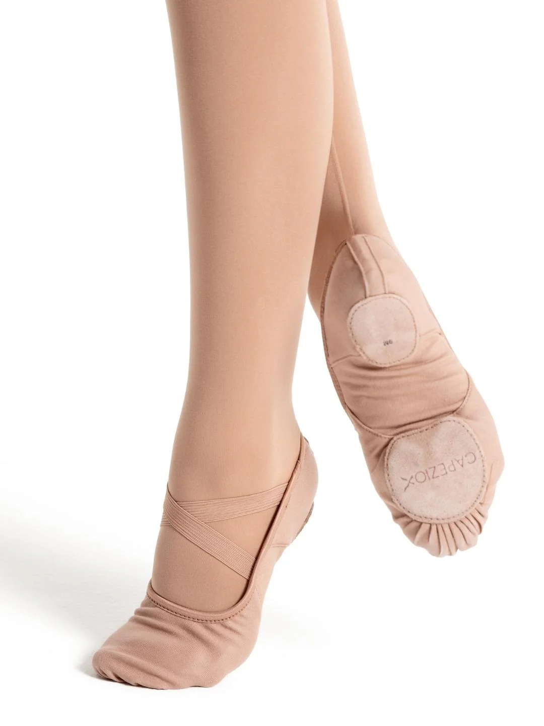 Hanami® Canvas Ballet Shoe - Child | Light Suntan - Image 3