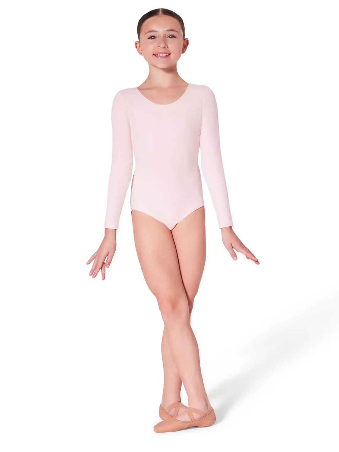 Hanami® Canvas Ballet Shoe - Child | Light Suntan - Image 7