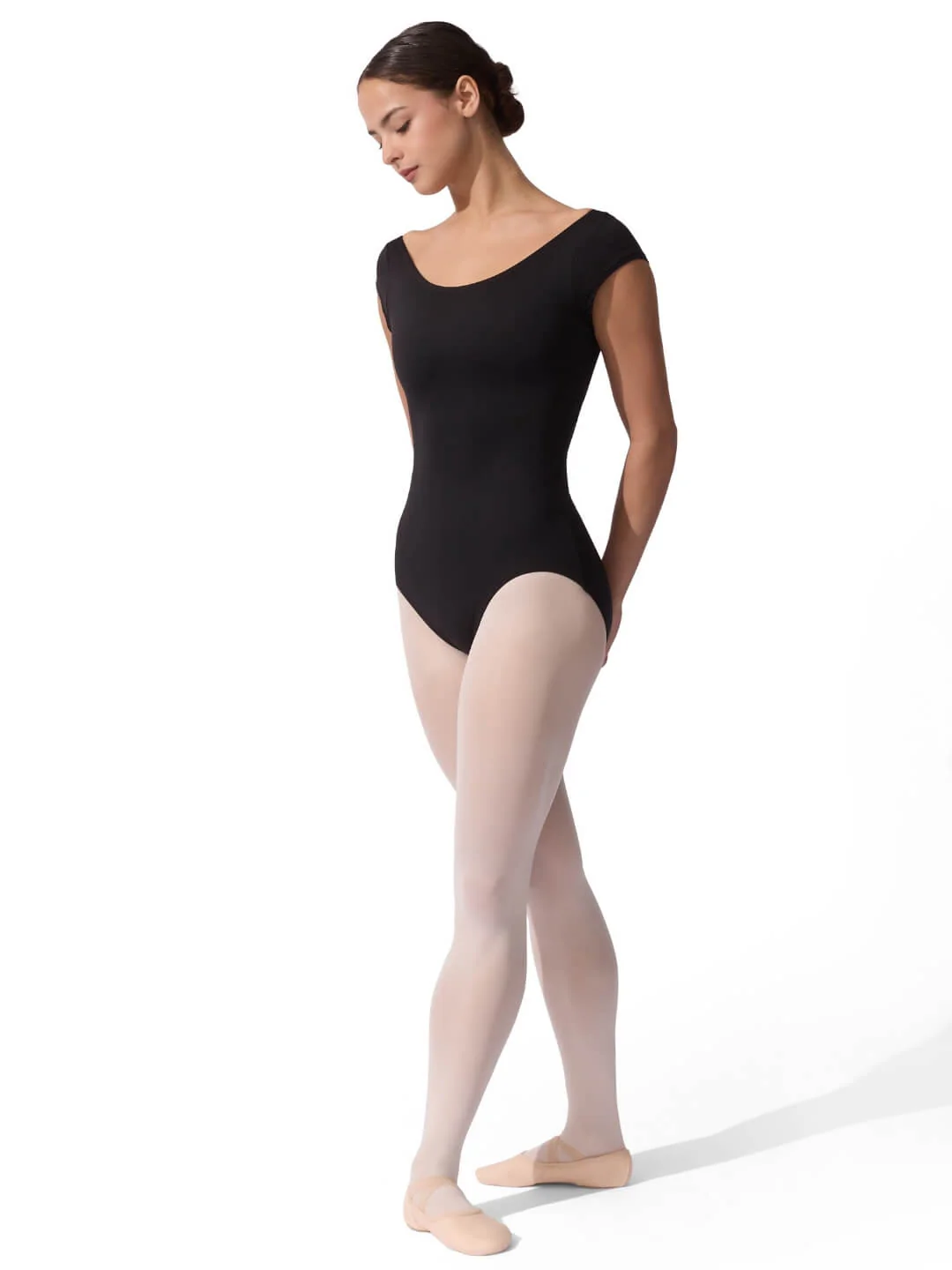 Studio Collection High Neck Cap Sleeve Leotard - Image 4