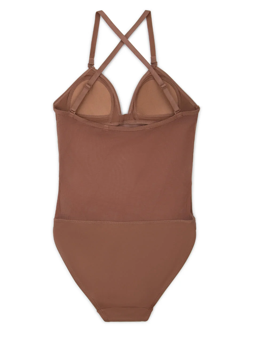 Plunge Neck Mesh Midriff Leotard - Girls - Image 13