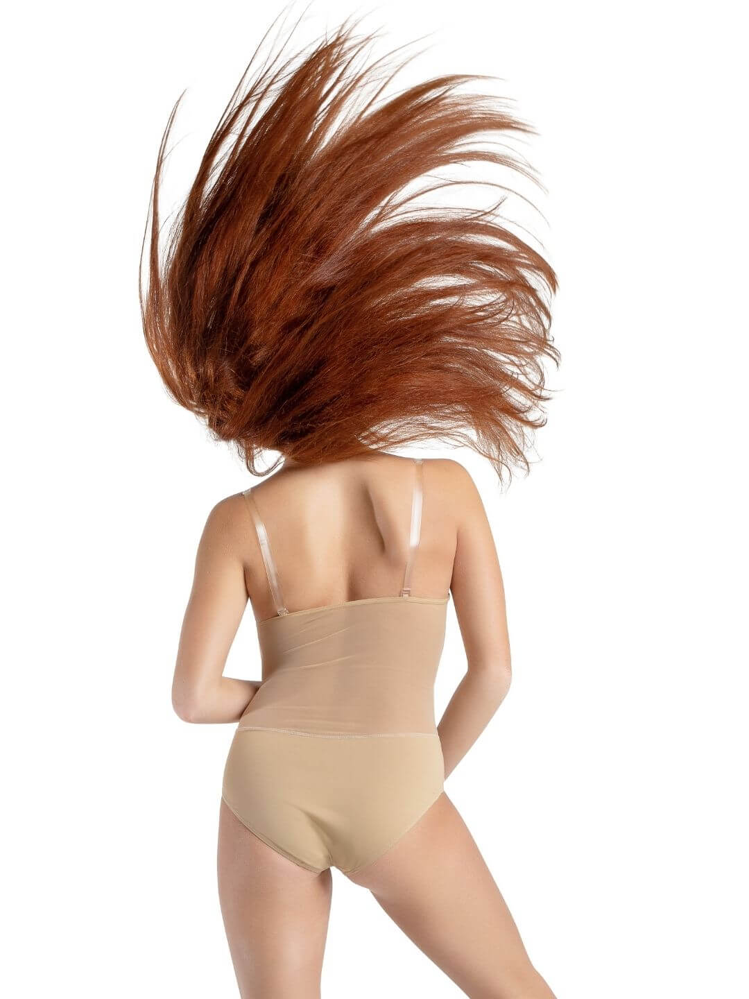 Plunge Neck Mesh Midriff Leotard - Girls - Image 5