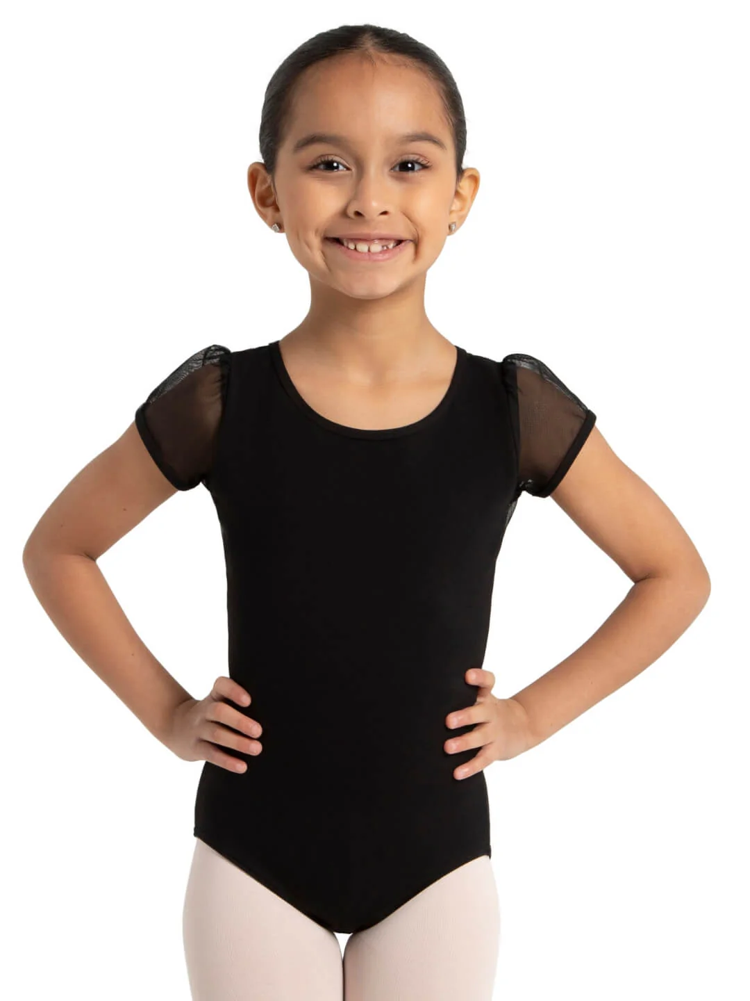 Puff Sleeve Keyhole Back Leotard - Girls - Image 23