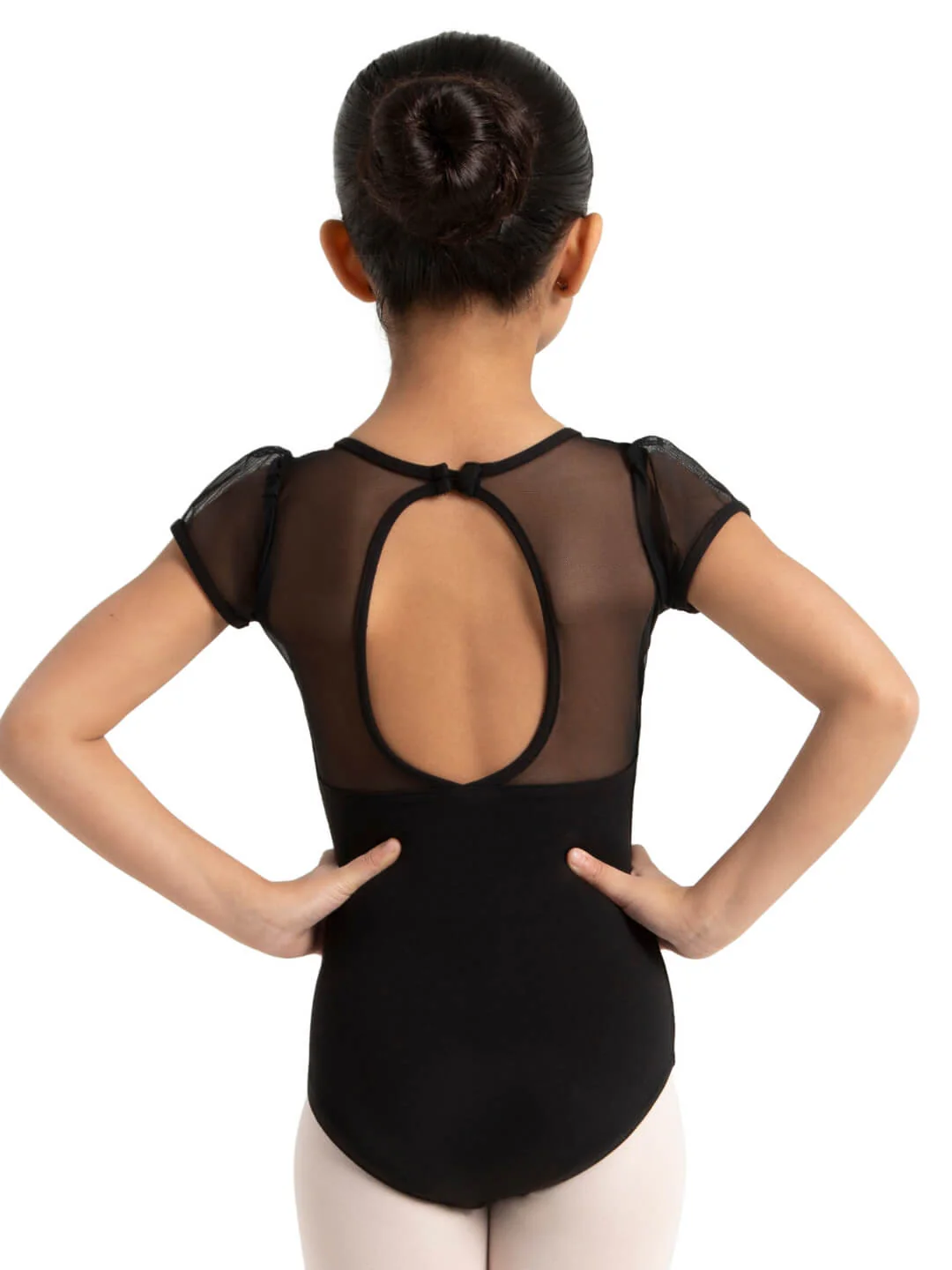 Puff Sleeve Keyhole Back Leotard - Girls - Image 25