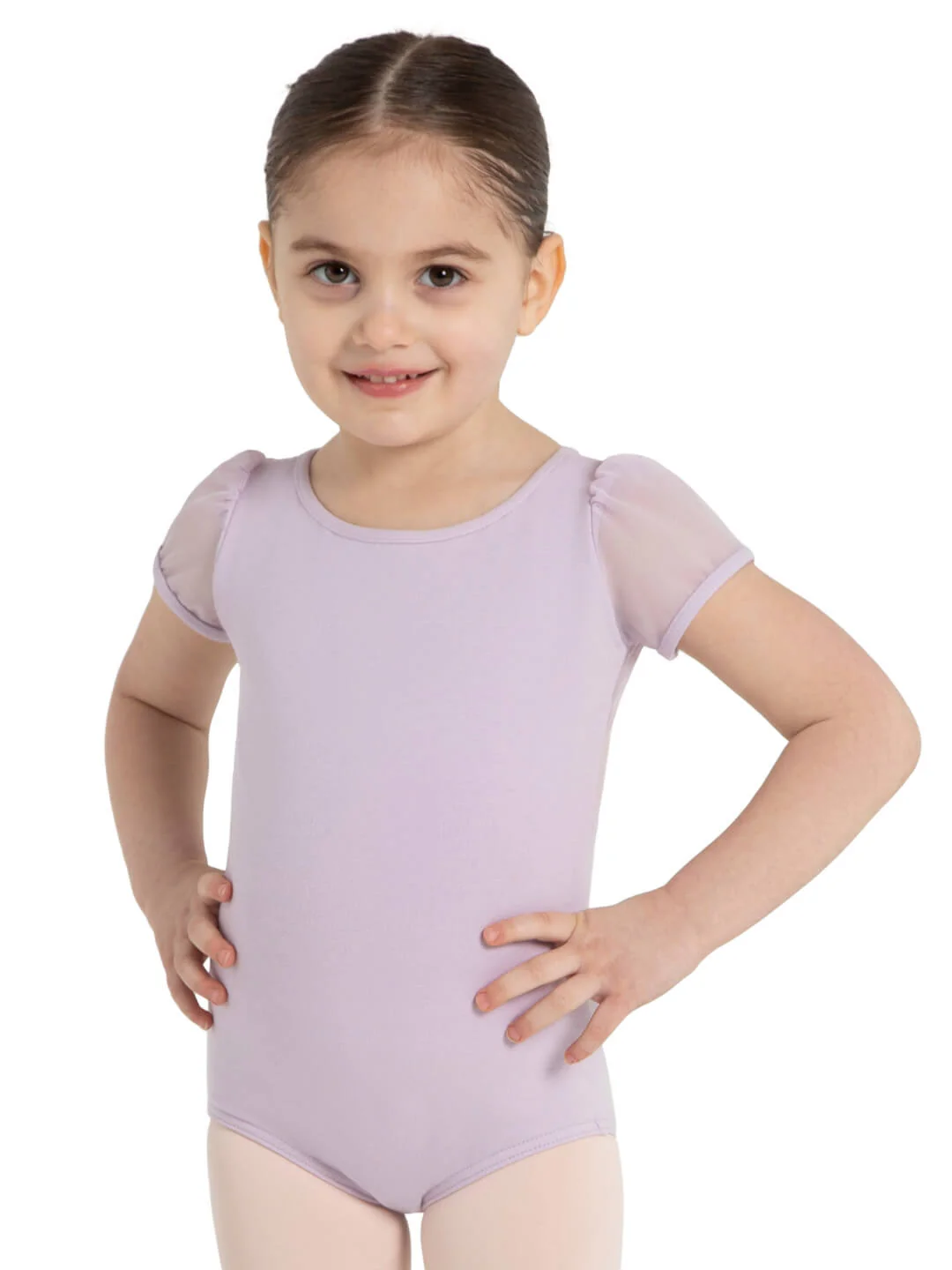 Puff Sleeve Keyhole Back Leotard - Girls - Image 28