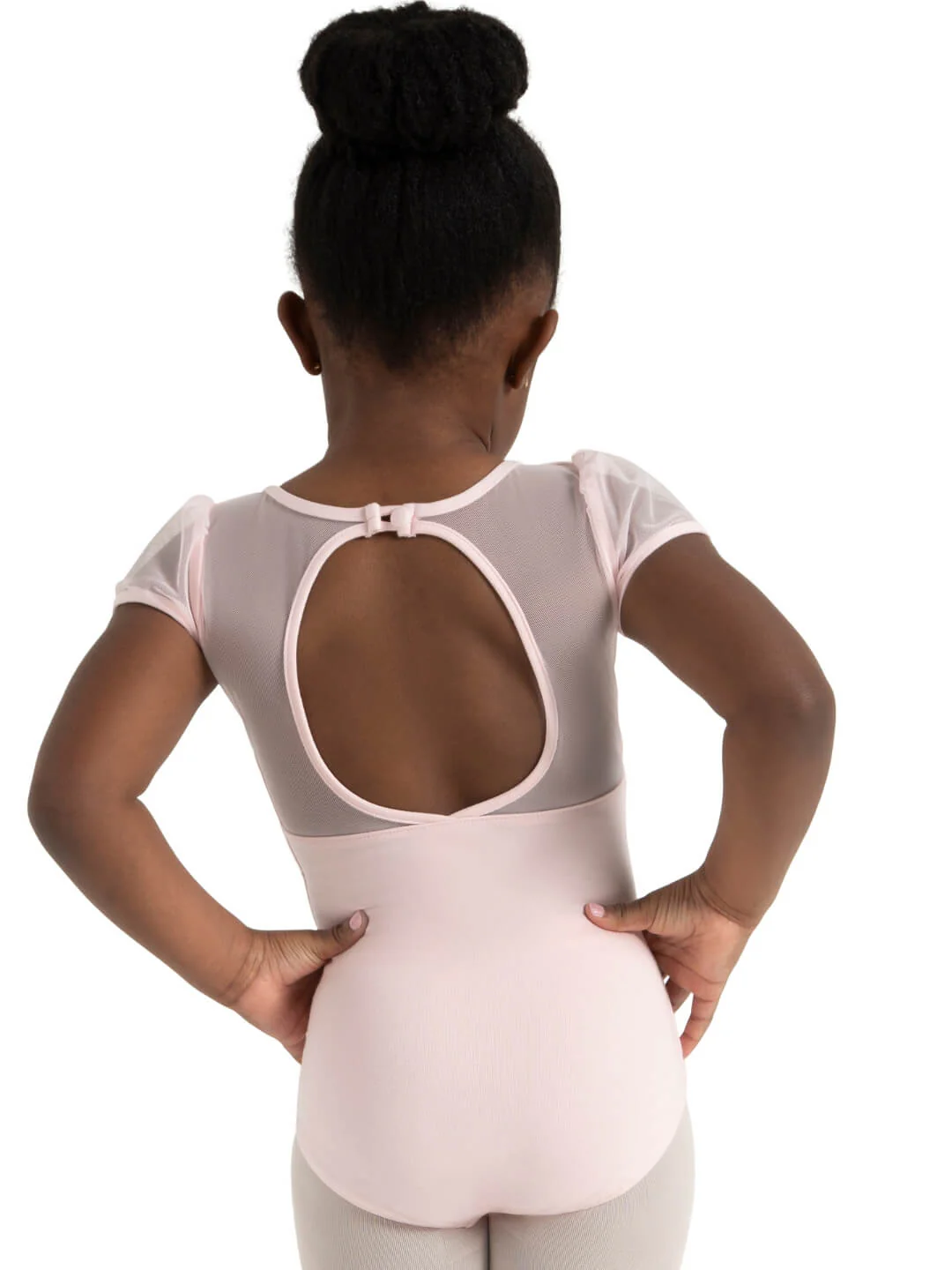 Puff Sleeve Keyhole Back Leotard - Girls - Image 37