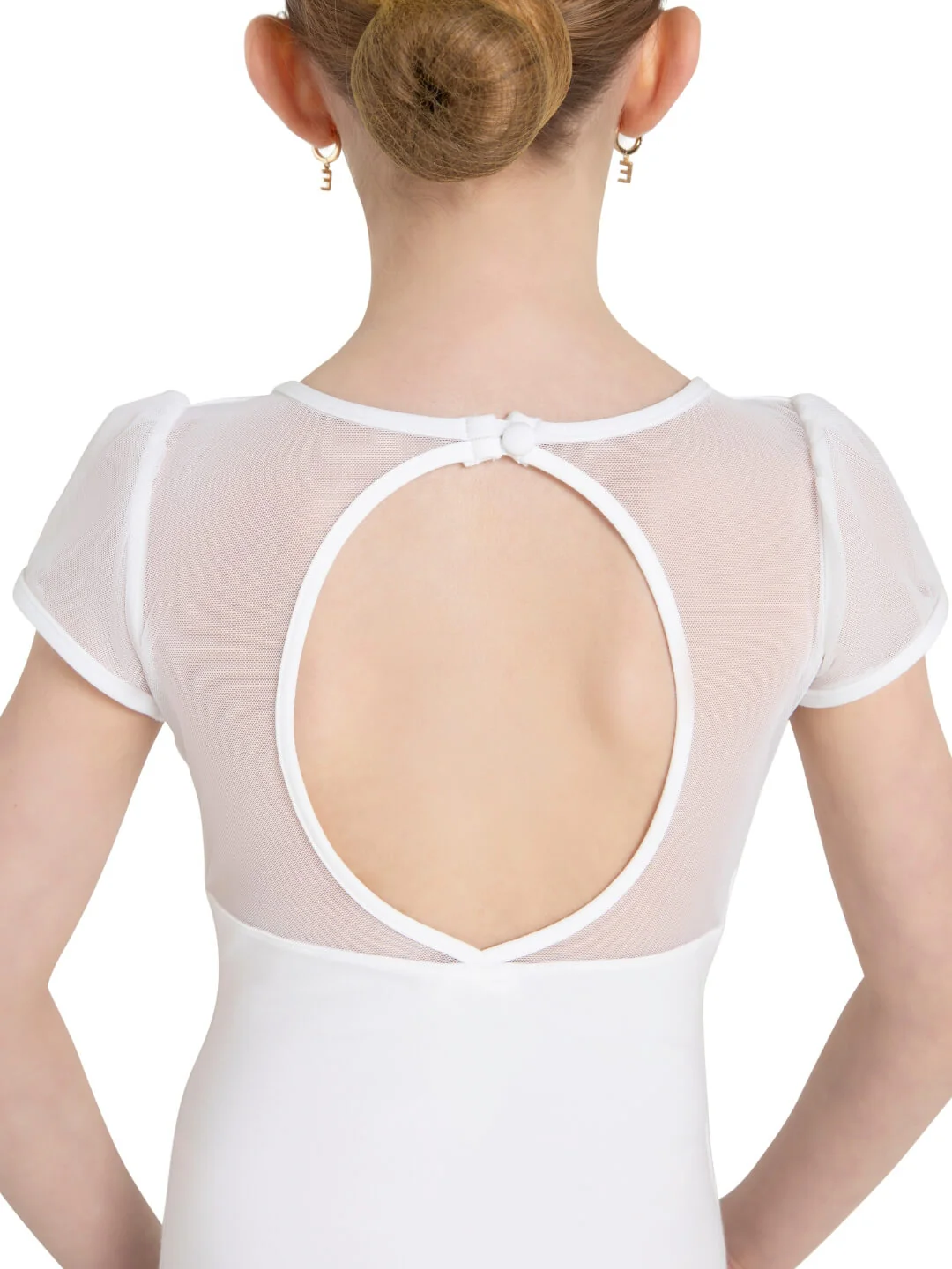 Puff Sleeve Keyhole Back Leotard - Girls - Image 43