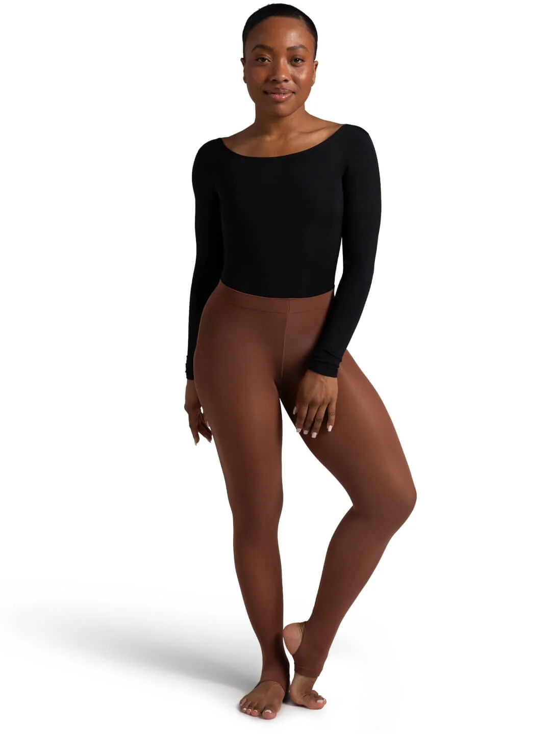 Ultra Soft Self Knit Waistband Stirrup Tight - Image 46