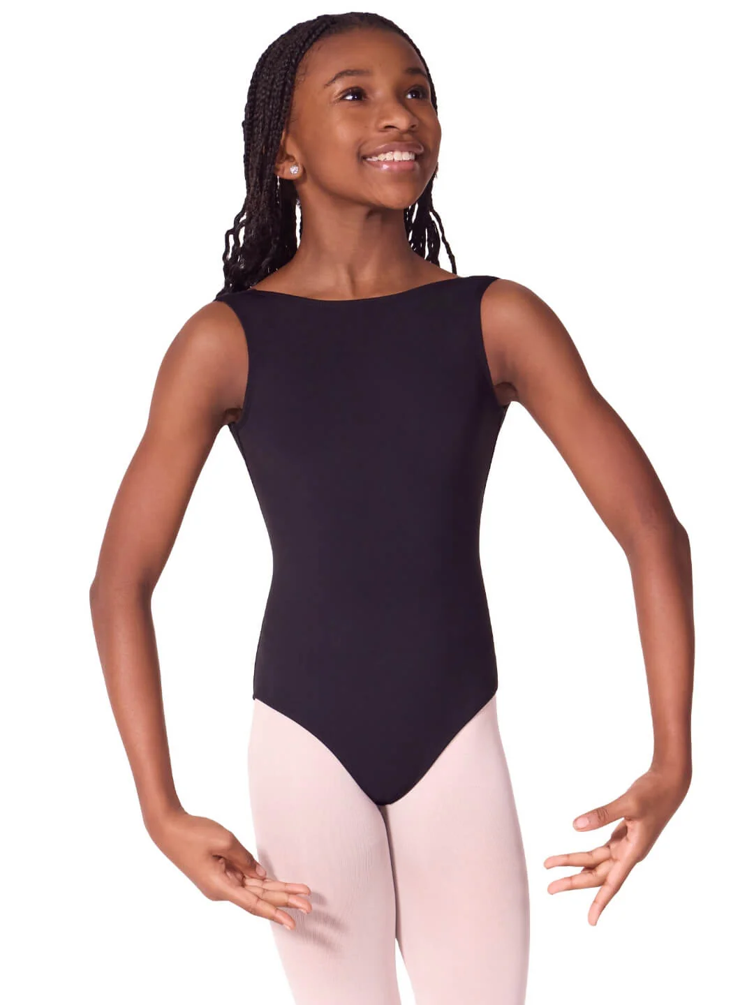 Soft Elegance Boatneck Leotard - Tween - Image 6