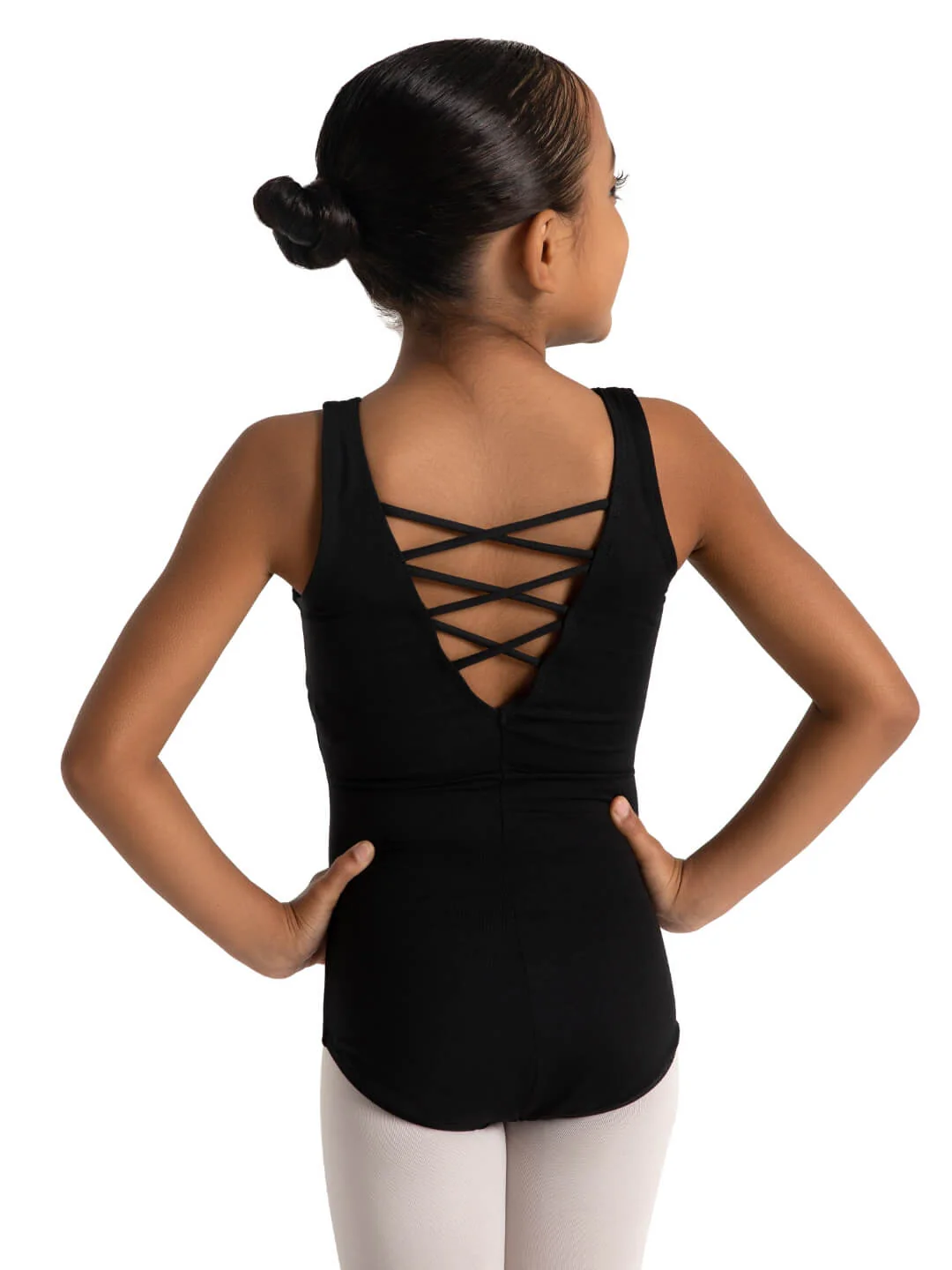 Studio Collection Lattice Back Tank Leotard - Girls - Image 4
