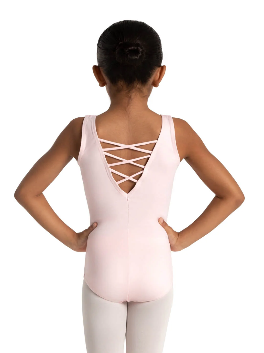 Studio Collection Lattice Back Tank Leotard - Girls - Image 6