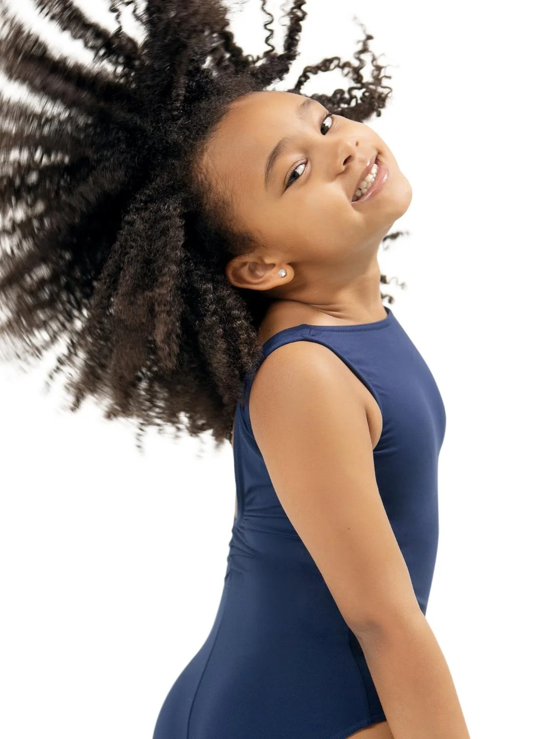 Studio Collection Low V Back w/ Pinch Tank Leotard - Girls - Image 17