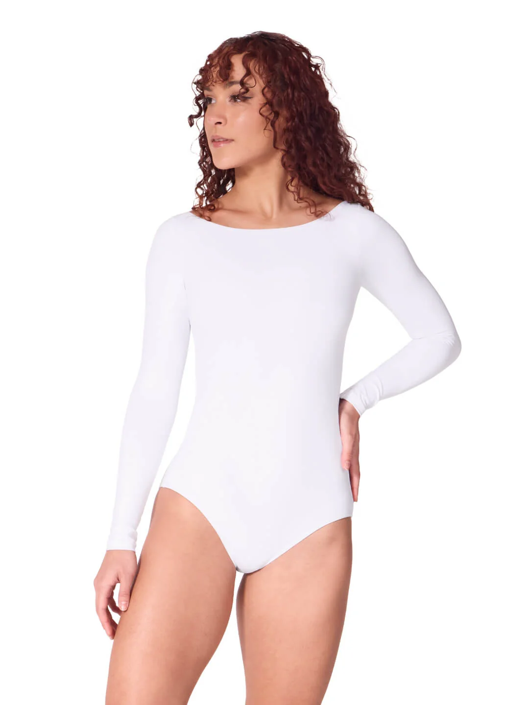 Studio Collection Pinch Back Long Sleeve Leotard - Image 14