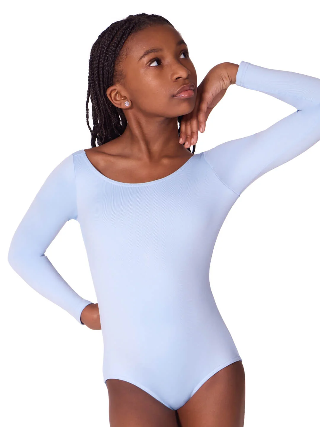 Studio Collection Pinch Back Long Sleeve Leotard - Image 9