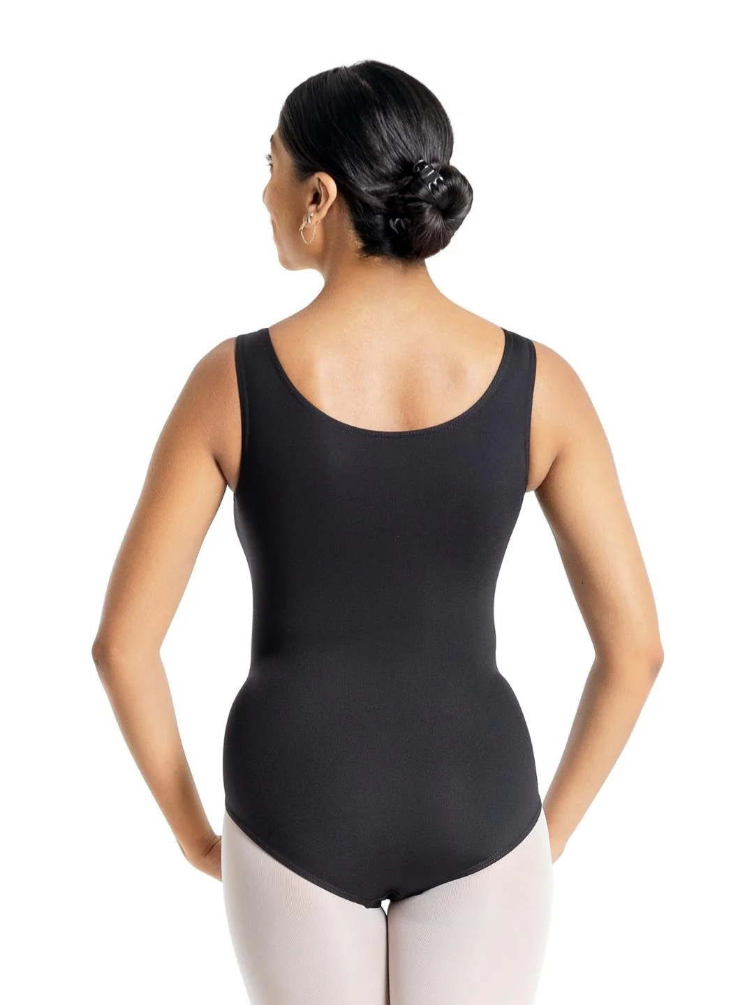 Studio Collection Pinch Front V Neck Leotard - Image 3