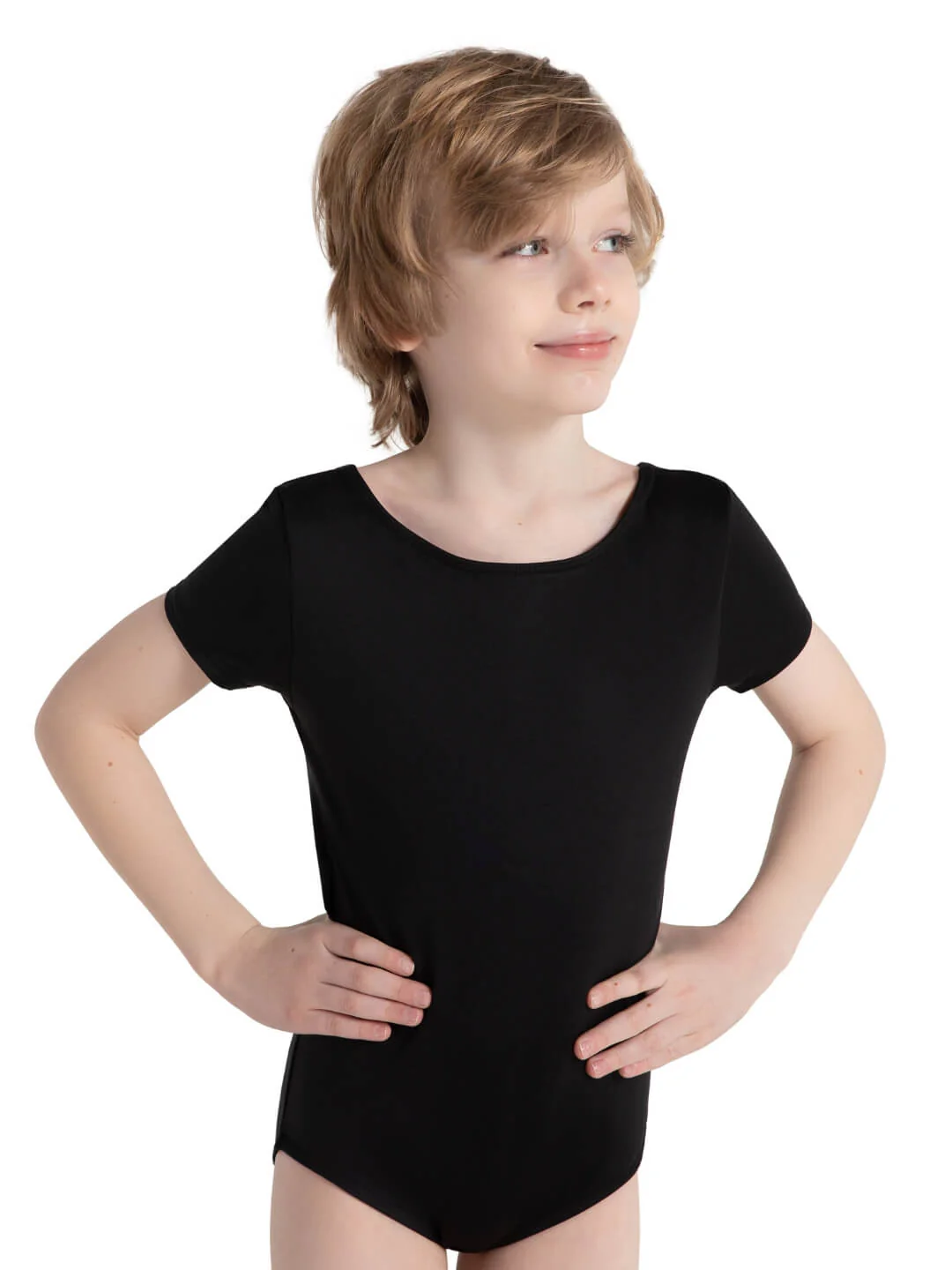 Studio Collection Short Sleeve Leotard - Boys - Image 7