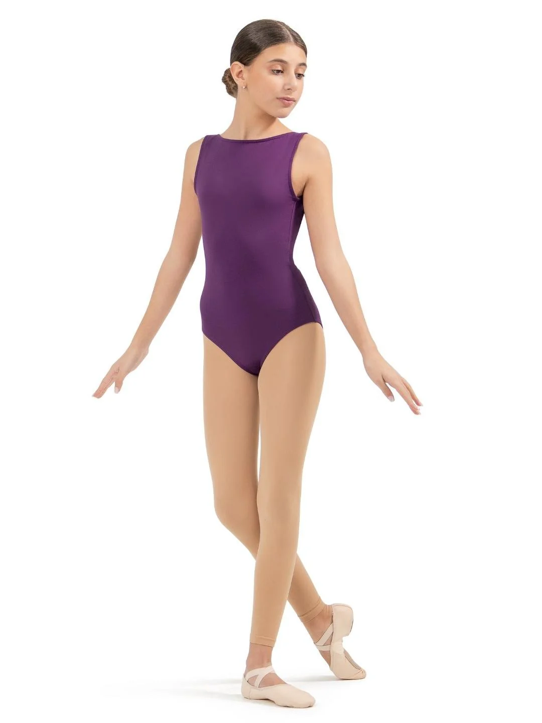 Studio Collection V Back Pinch Tank Leotard - Image 4