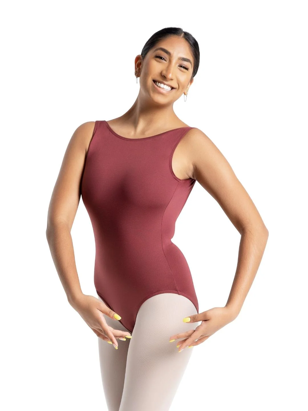 Studio Collection V Back Pinch Tank Leotard - Image 6