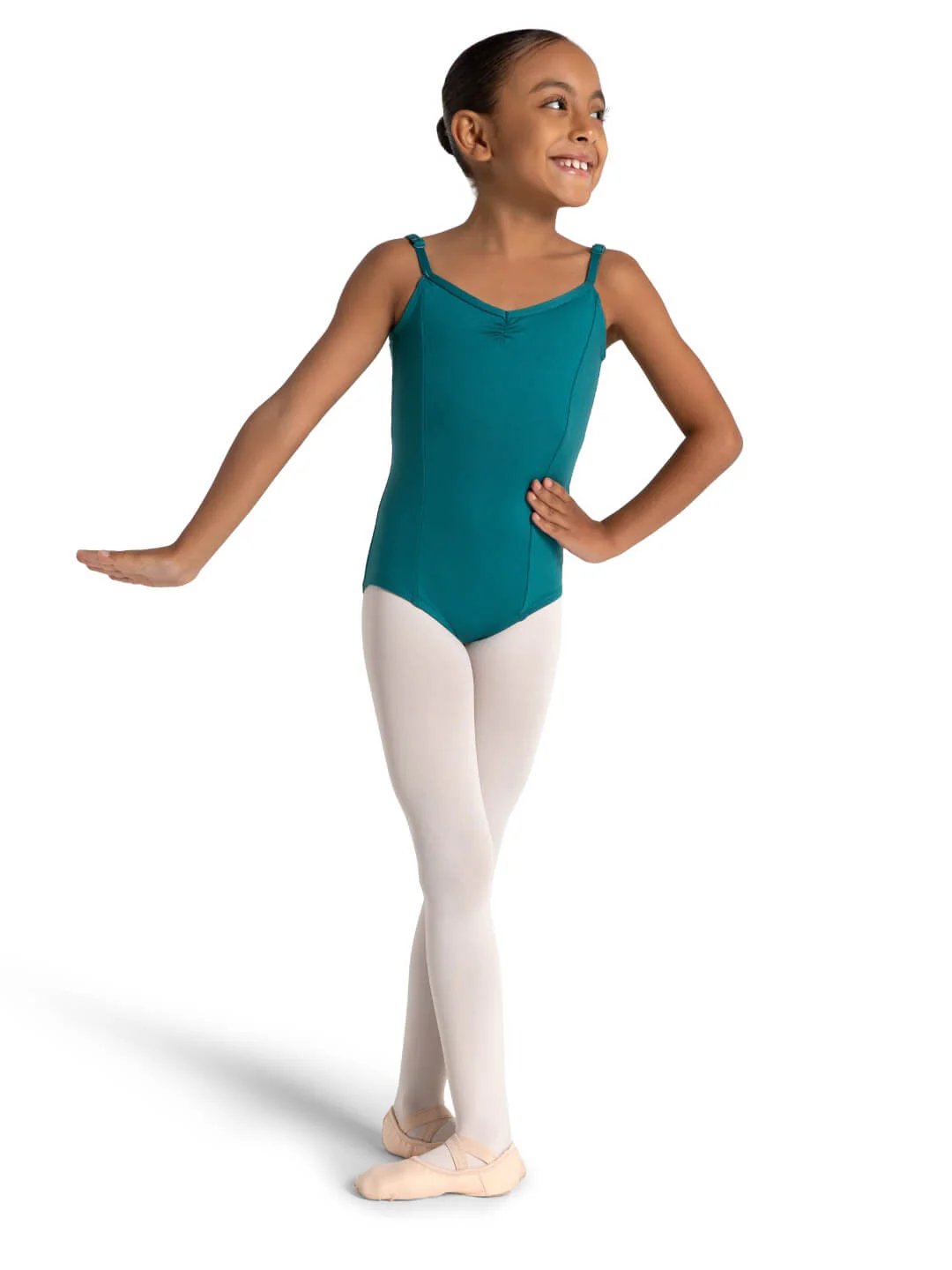 Studio Collection V Neck Camisole Leotard - Girls - Image 13