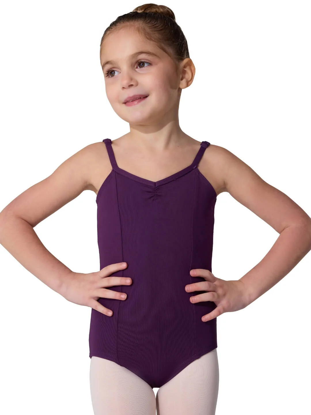 Studio Collection V Neck Camisole Leotard - Girls - Image 24