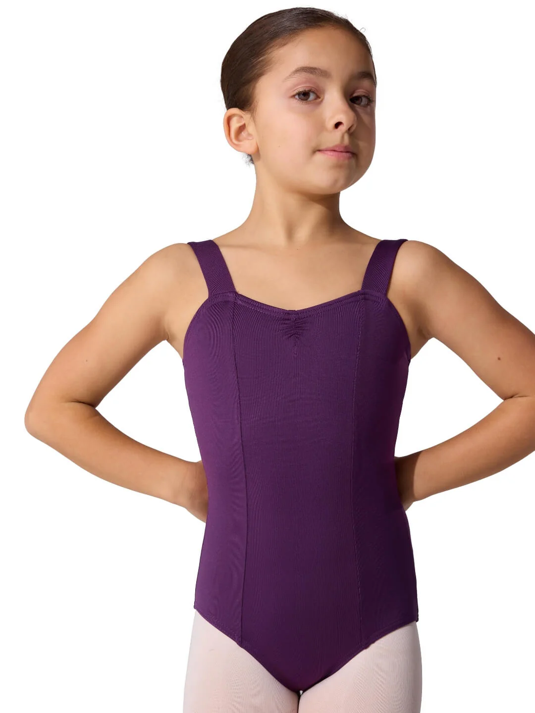 Studio Collection Wide Strap Camisole Leotard - Girls - Image 2