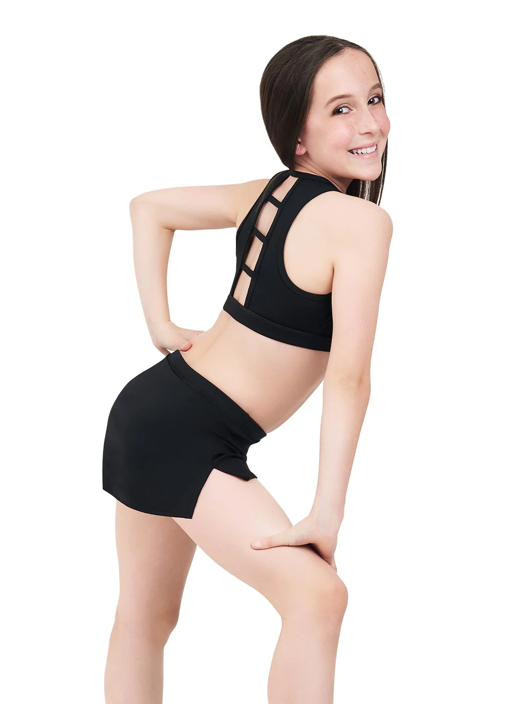 Team Basics Ladder Back Bratop - Girls - Image 4