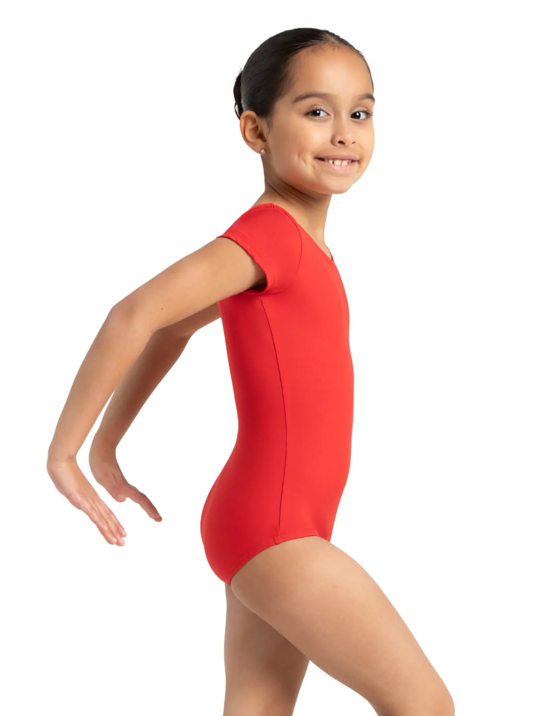 Team Basics Short Sleeve Leotard - Girls - Image 25