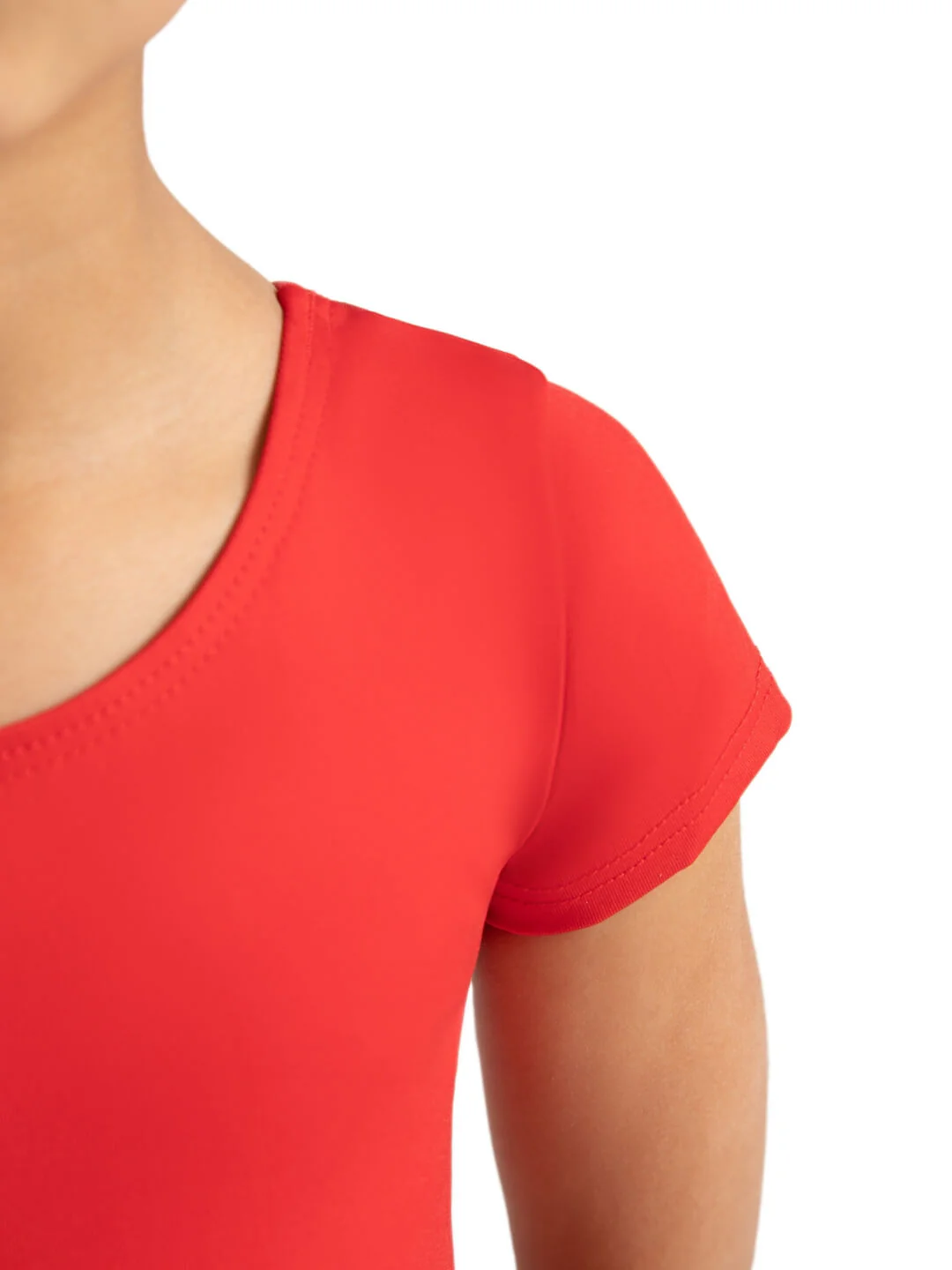 Team Basics Short Sleeve Leotard - Girls - Image 27