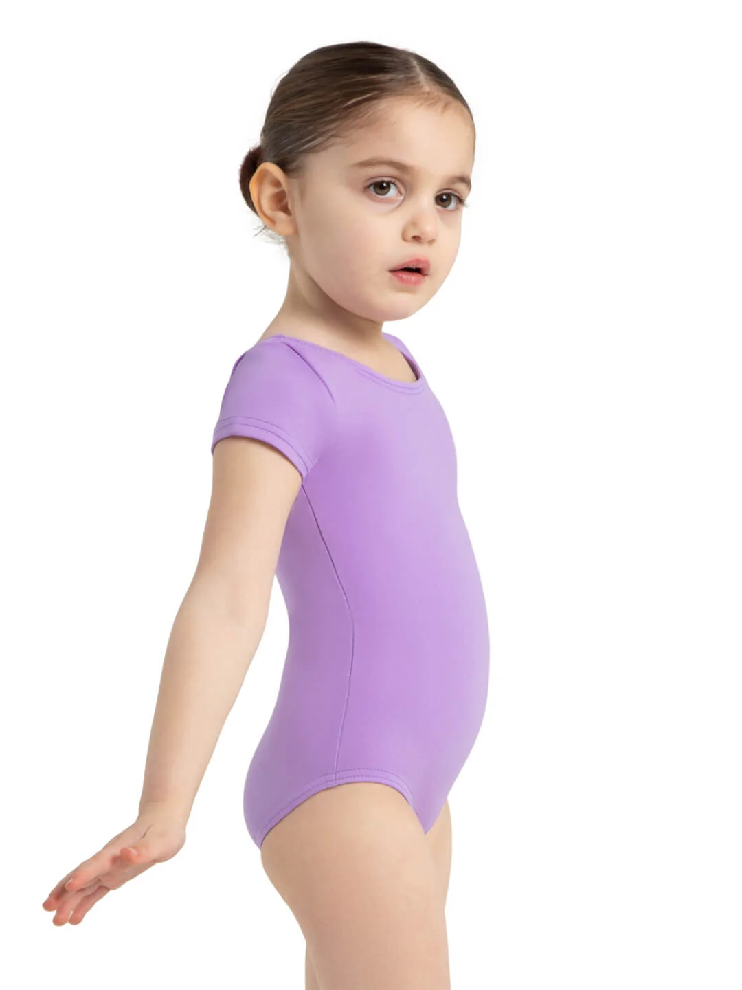 Team Basics Short Sleeve Leotard - Girls - Image 33