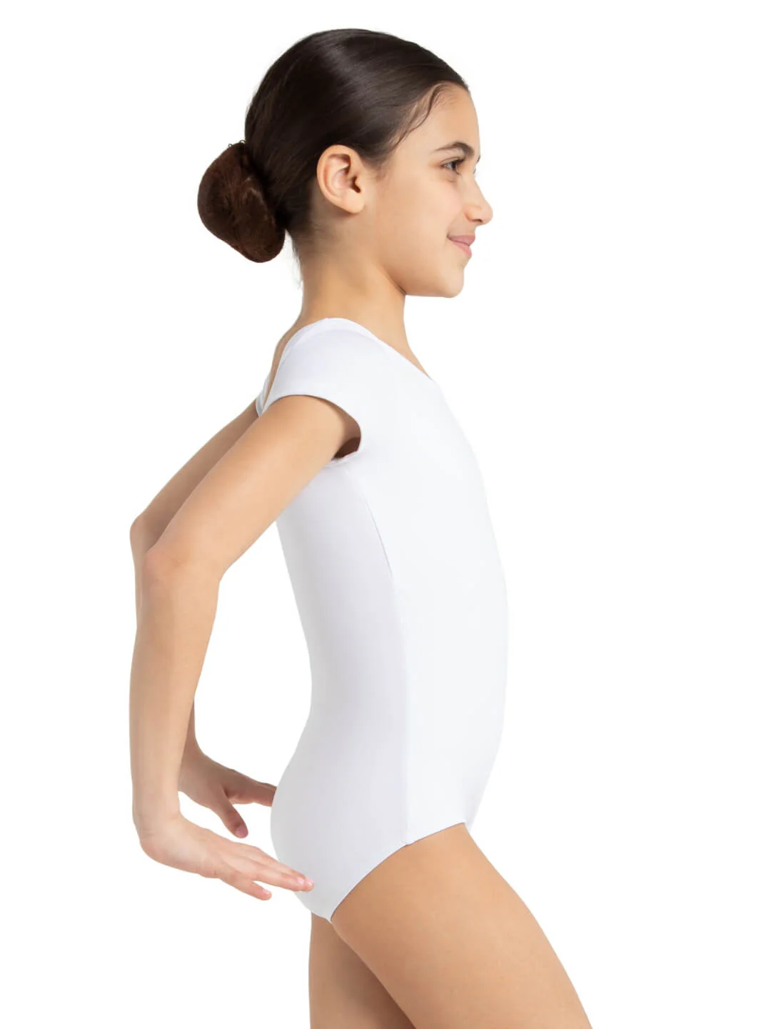 Team Basics Short Sleeve Leotard - Girls - Image 36