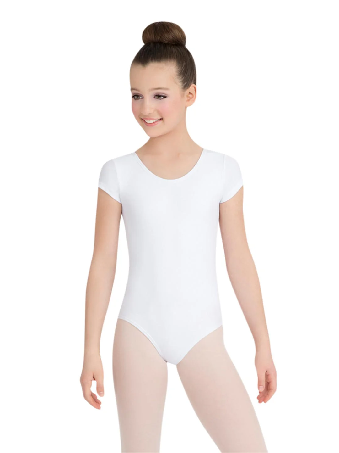 Team Basics Short Sleeve Leotard - Girls - Image 6