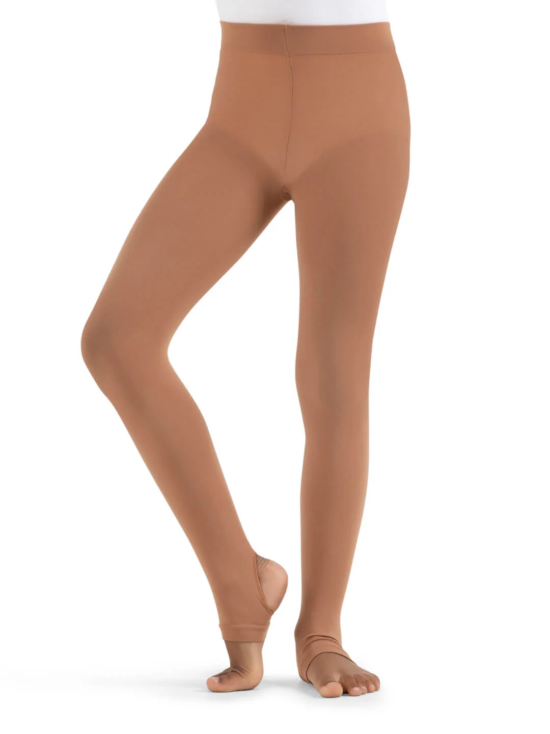 Ultra Soft Self Knit Waistband Stirrup Tight - Girls - Image 7